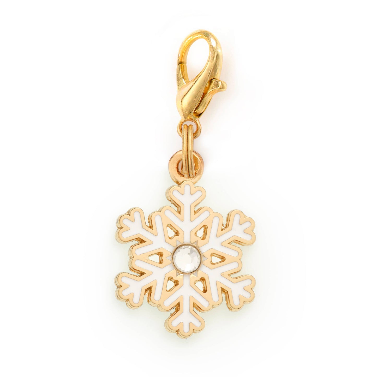 Foggy Dog Snowflake Collar Charm