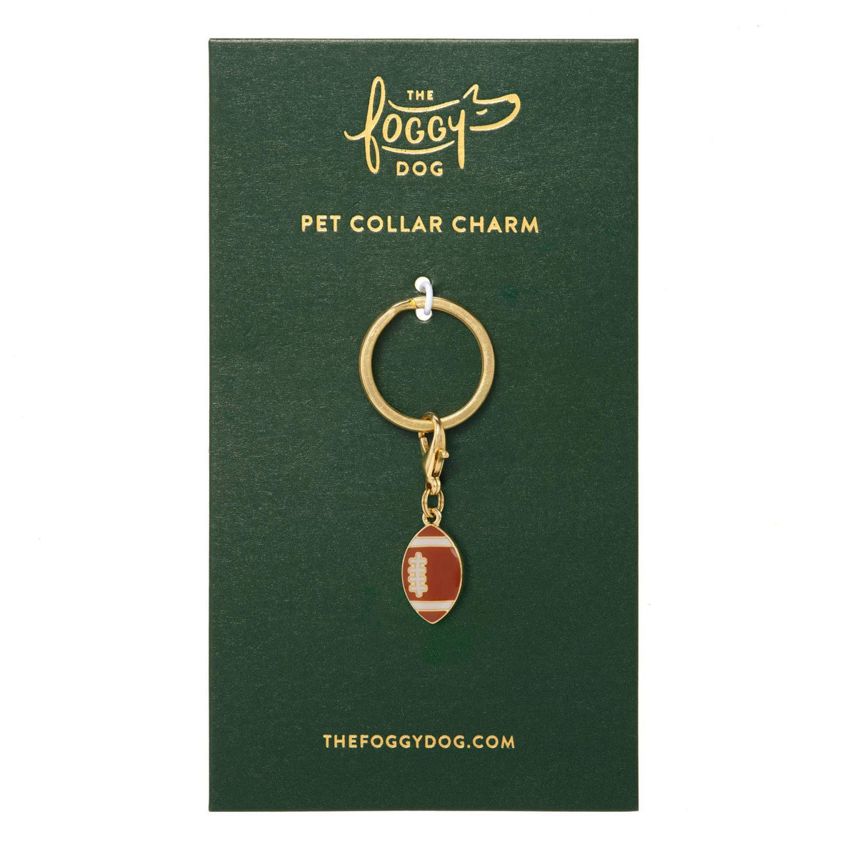Football Collar Charm