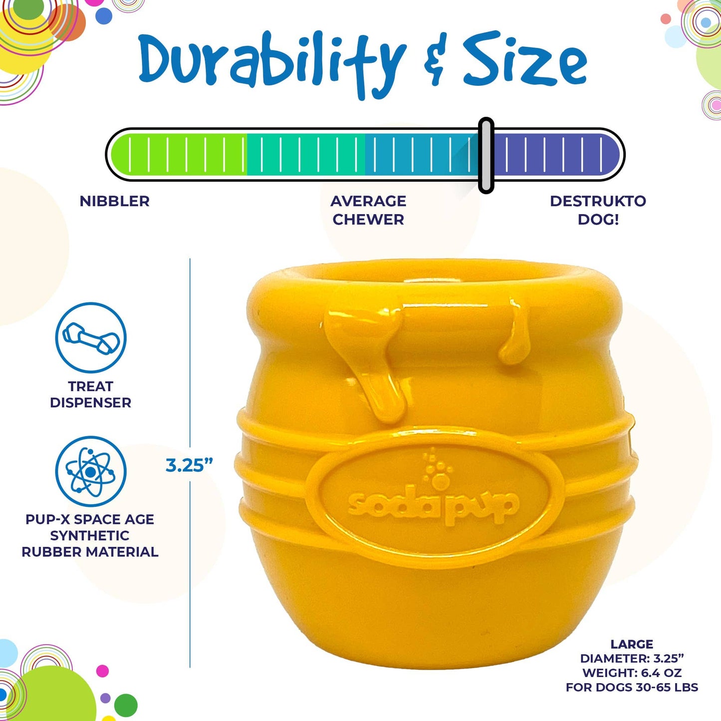 PUP-X Honey Pot Treat Dispenser