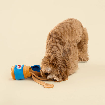 Peanut Butter Enrichment Puzzle Snuffle Dog Toy