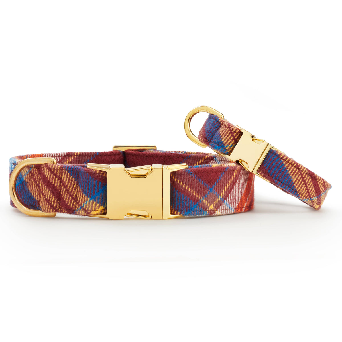 Marlow Plaid Dog Collar