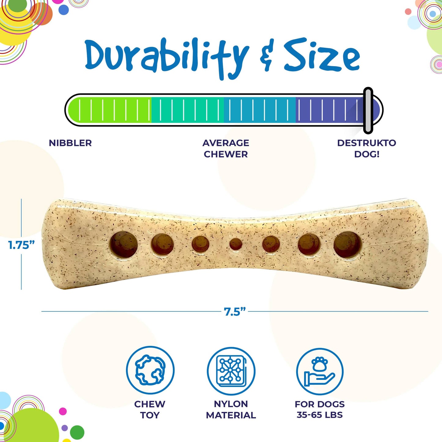 MOD Bone Ultra Durable Nylon Dog Chew