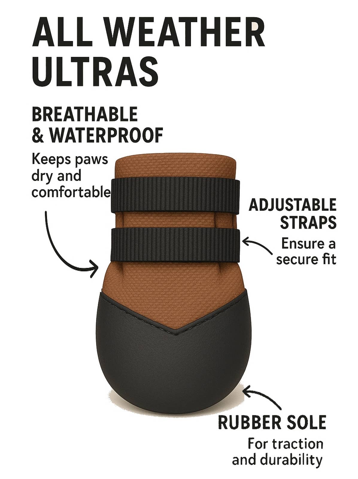 All Weather Ultras Dog Boots