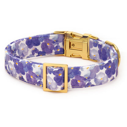 Pressed Pansies Collar