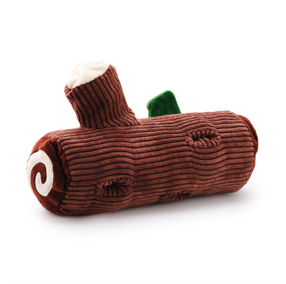 Foggy Dog Yule Log Interactive Snuffle Toy