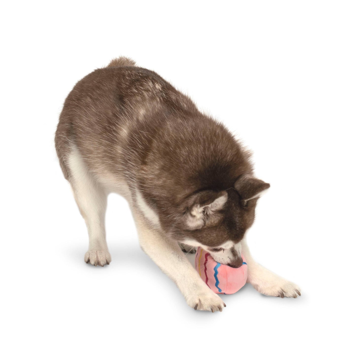 Midlee Easter Egg Plush Dog Toy - Pink