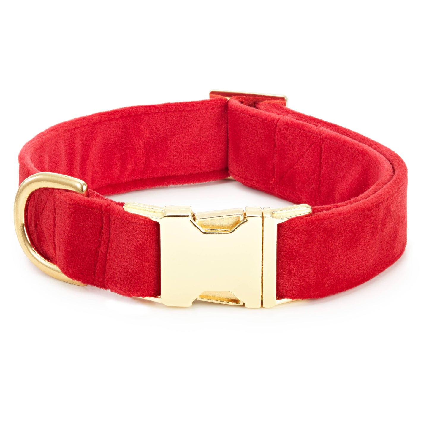 Foggy Dog Cranberry Velvet Collar