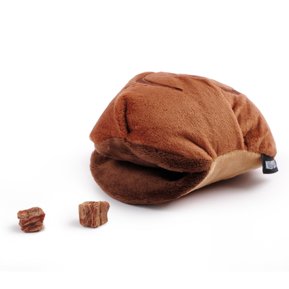 CHEWFFON Cinnamon Roll Squeaky Snuffle Toy
