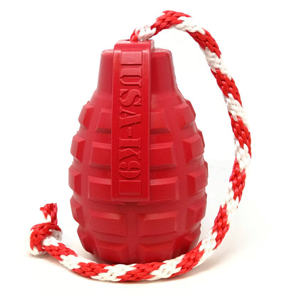 USA-K9 Grenade - Chew Toy - Reward Toy Red