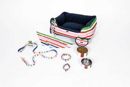 Kate Spade Large Dog Collar, Adventure Stripe