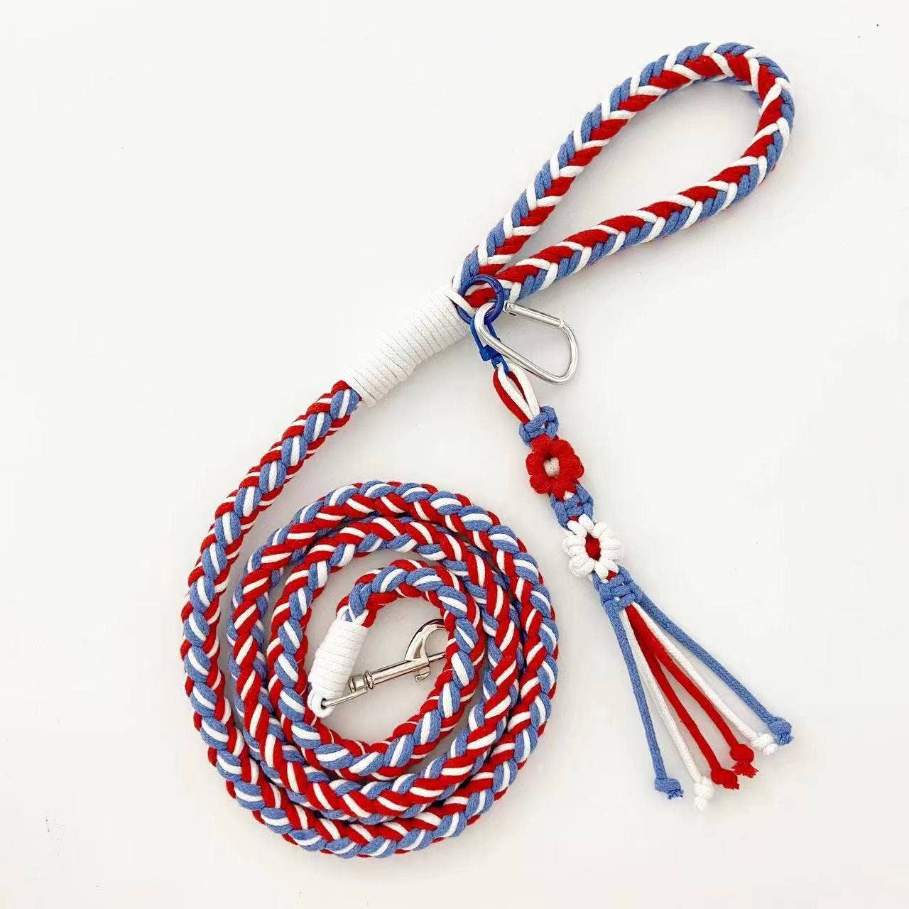 Loofie - 59in Pastel Braided Dog Leash