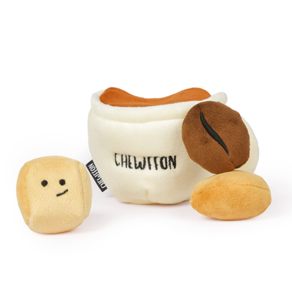 CHEWFFON Espresso Squeaky Dog Toys