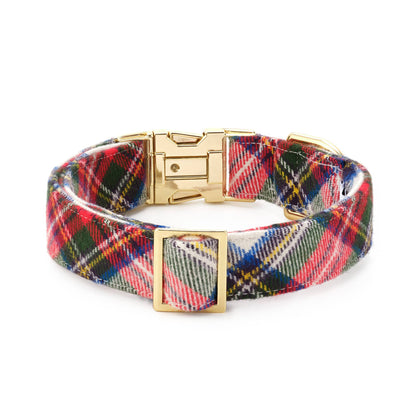 Foggy Dog Regent Plaid Flannel Collar