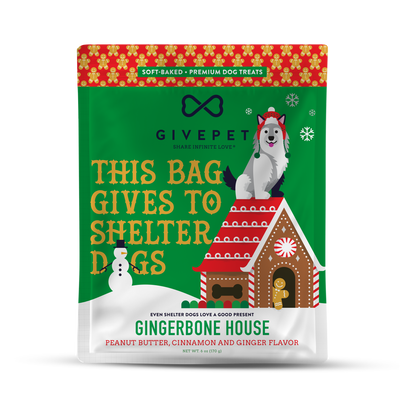 GivePet Gingerbone House Treats