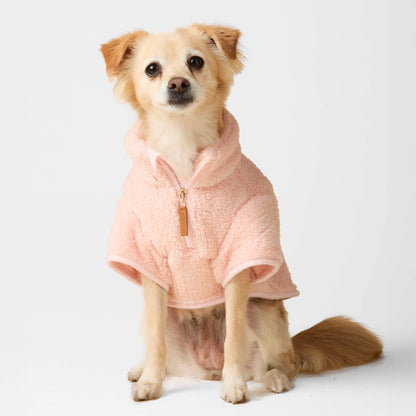 Pink Sherpa Quarter-Zip