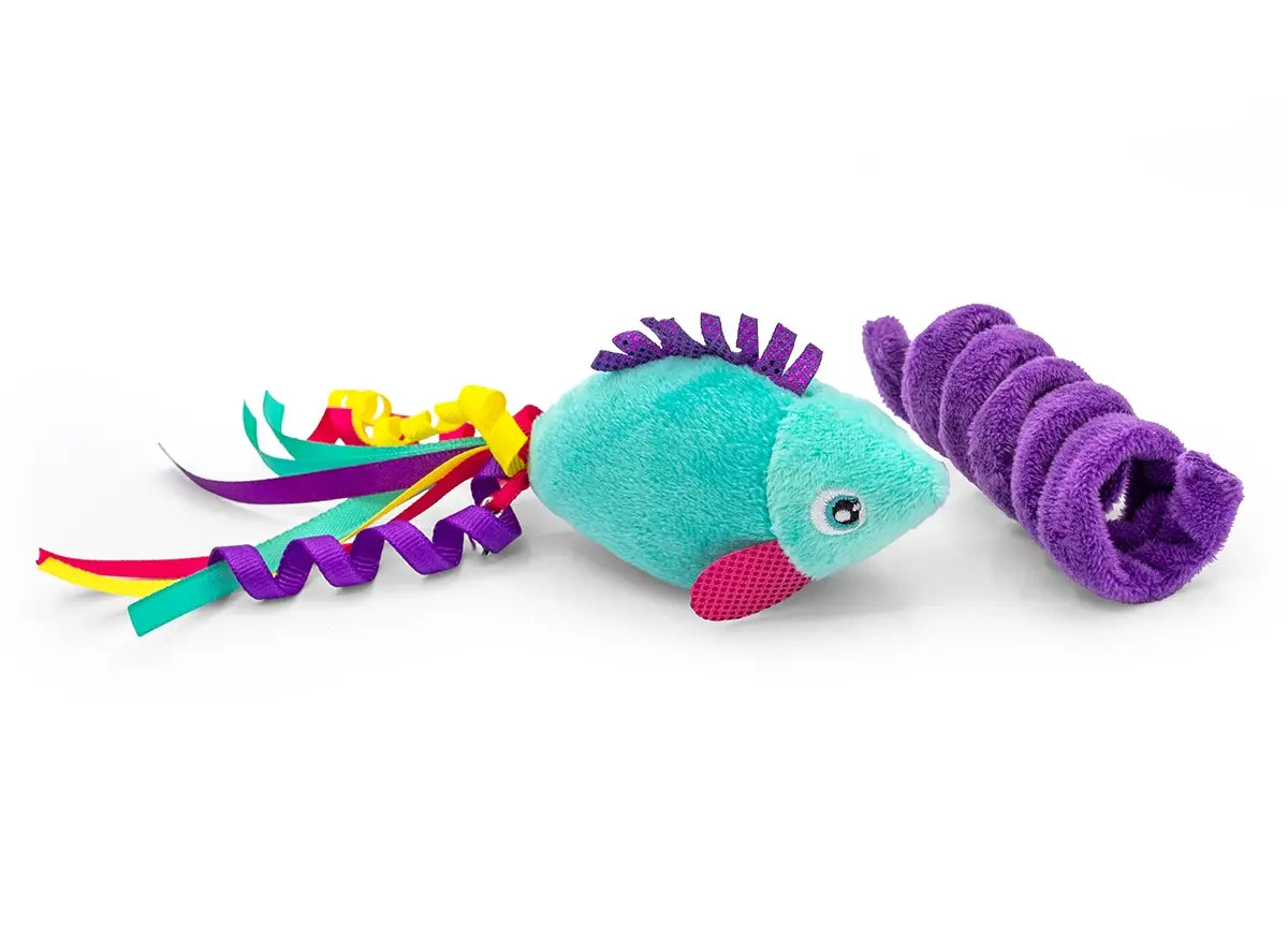 Thoozy Fish Felt Spiral 2pk