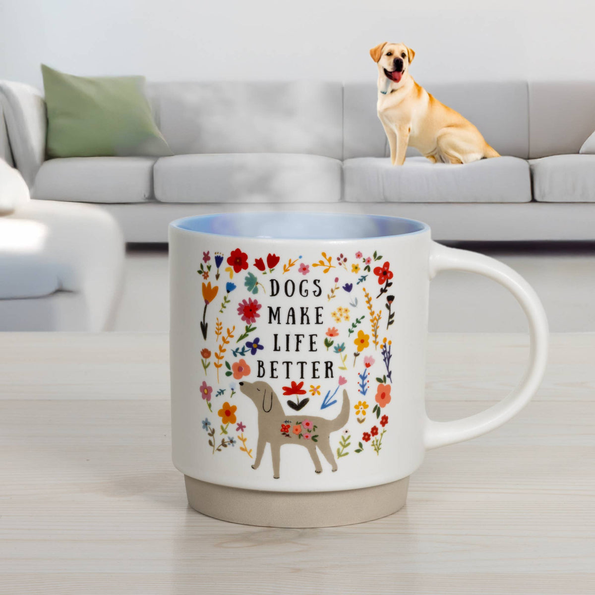 Dog Home Mug 18oz