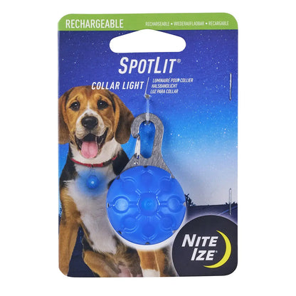 SpotLit® Rechargeable Collar Light - Blue