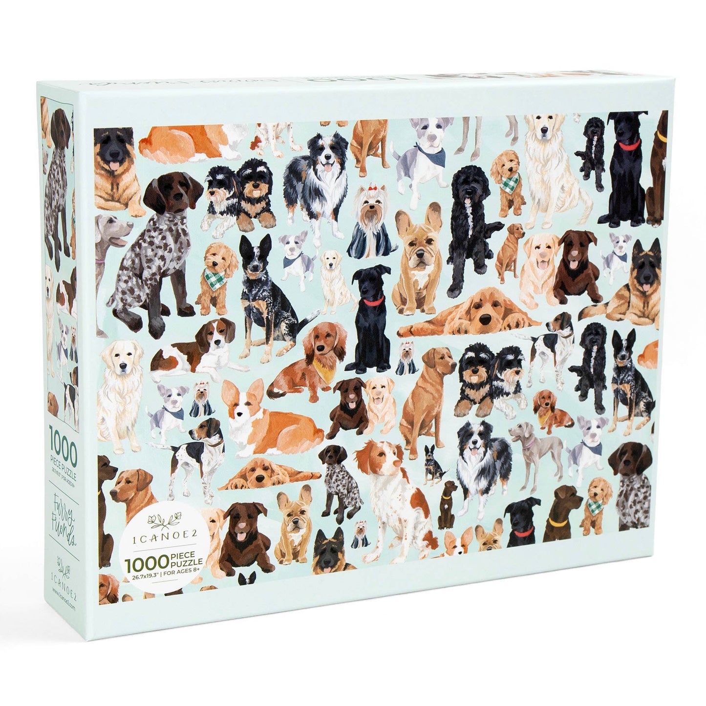 Furry Friends - 1,000 Piece Dogs Jigsaw Puzzle