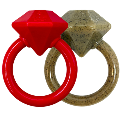 Diamond Ring Durable Nylon Teething Ring for Puppies