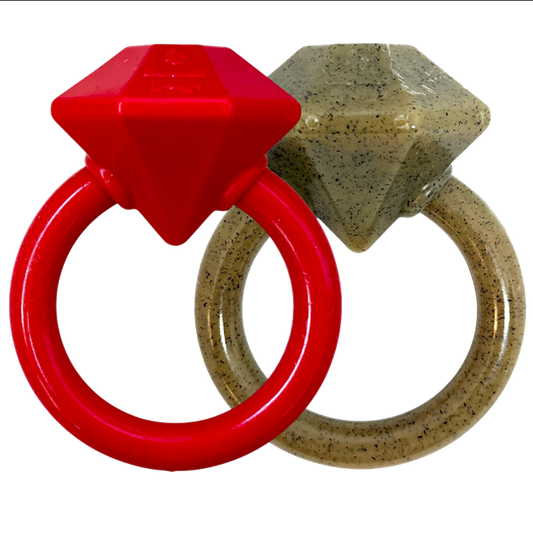Diamond Ring Durable Nylon Teething Ring for Puppies
