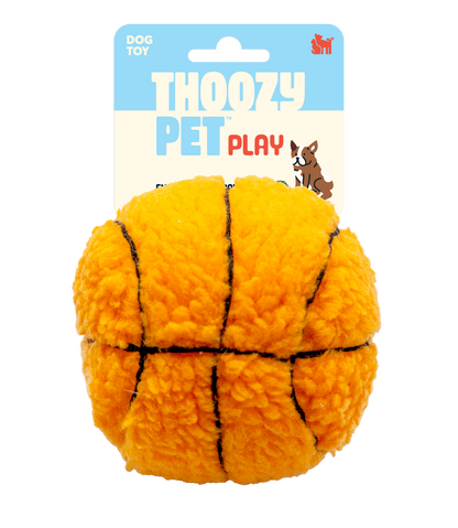 ThoozyPet Basketball Toy 4"