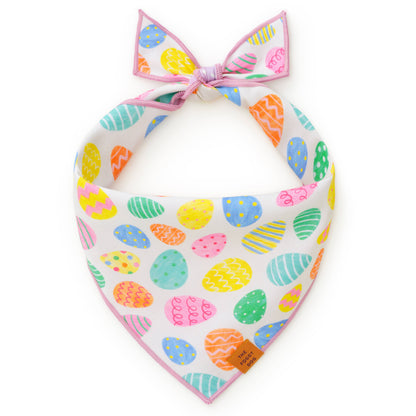 Easter Eggs Reversible Dog Bandana