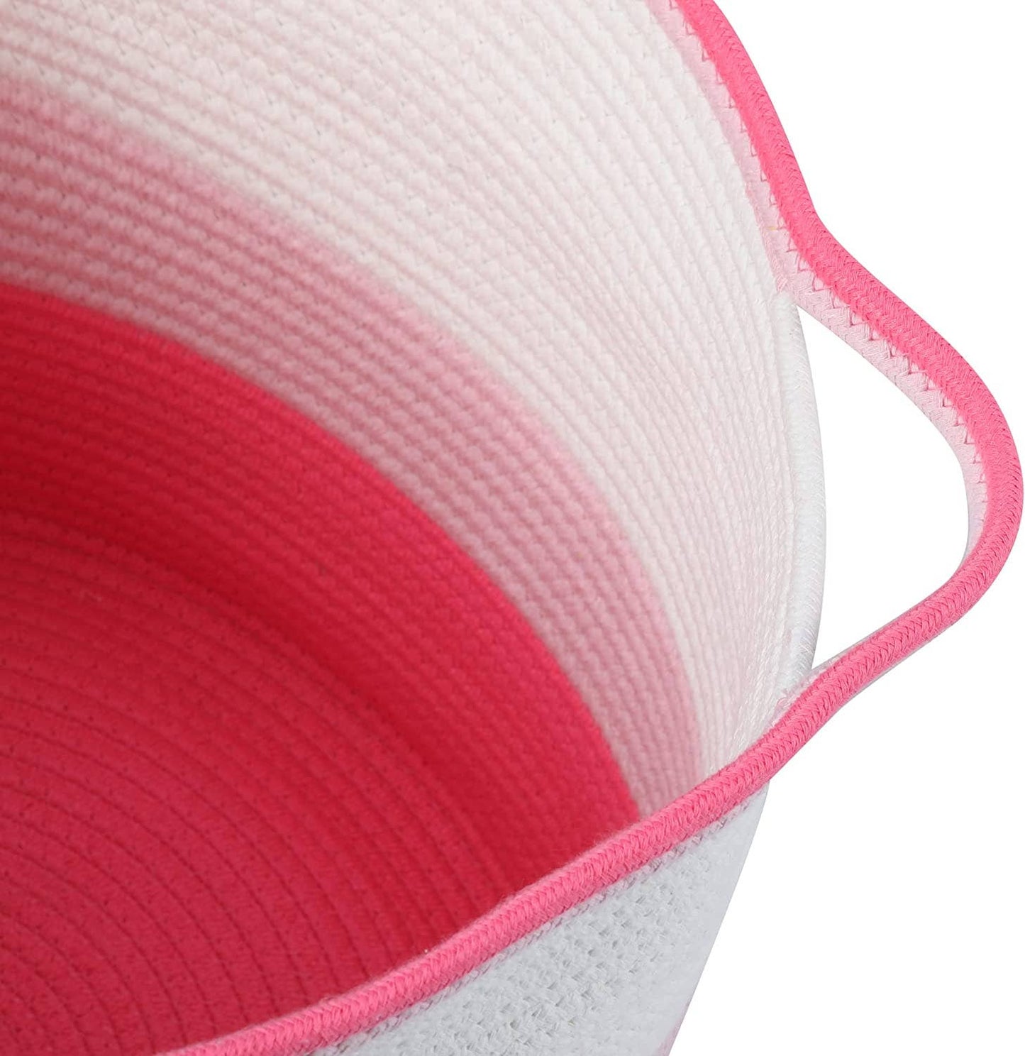 Midlee Pink 3 Tone Toys Basket