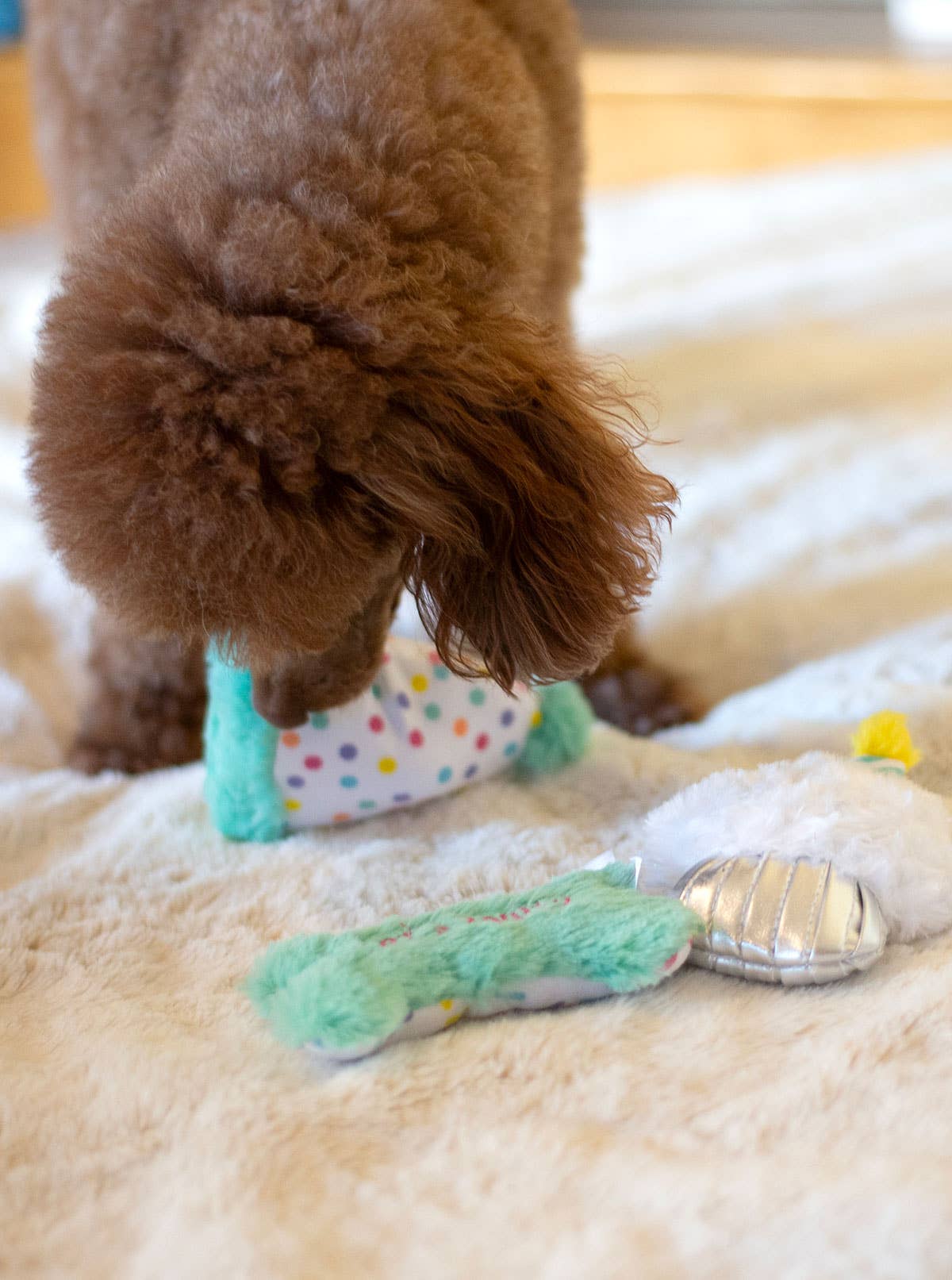 ThoozyPet Birthday 3pk Small Toys 5.5"