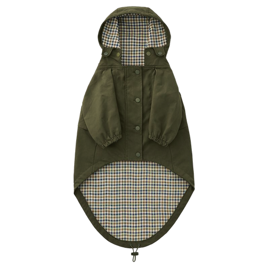 Olive Raincoat