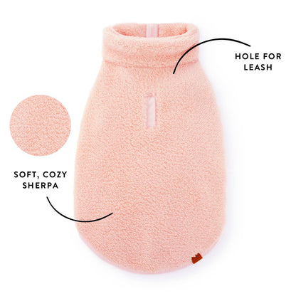 Pink Sherpa Quarter-Zip