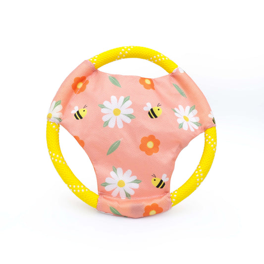 Patterned Rope Gliderz - Daisy - Summer Dog Toy