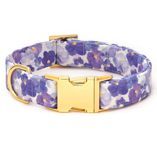 Pressed Pansies Collar