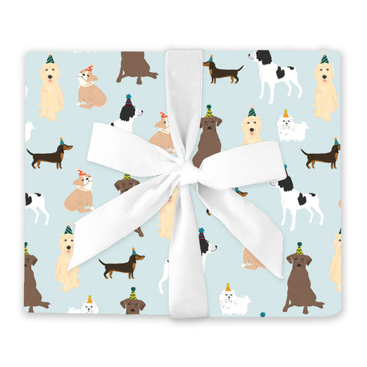 Party Dogs Wrapping Paper Continuous Roll