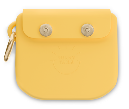 Dandelion Yellow Snap Dog Treat Pouch