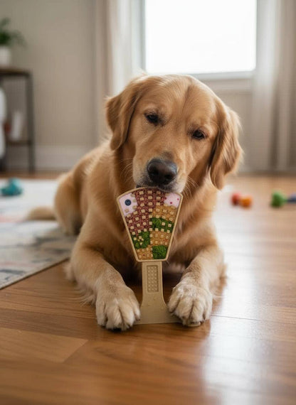 Waffle Tower eChew and Enrichment Toy
