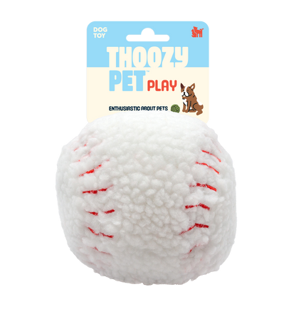 ThoozyPet Baseball Toy 4"