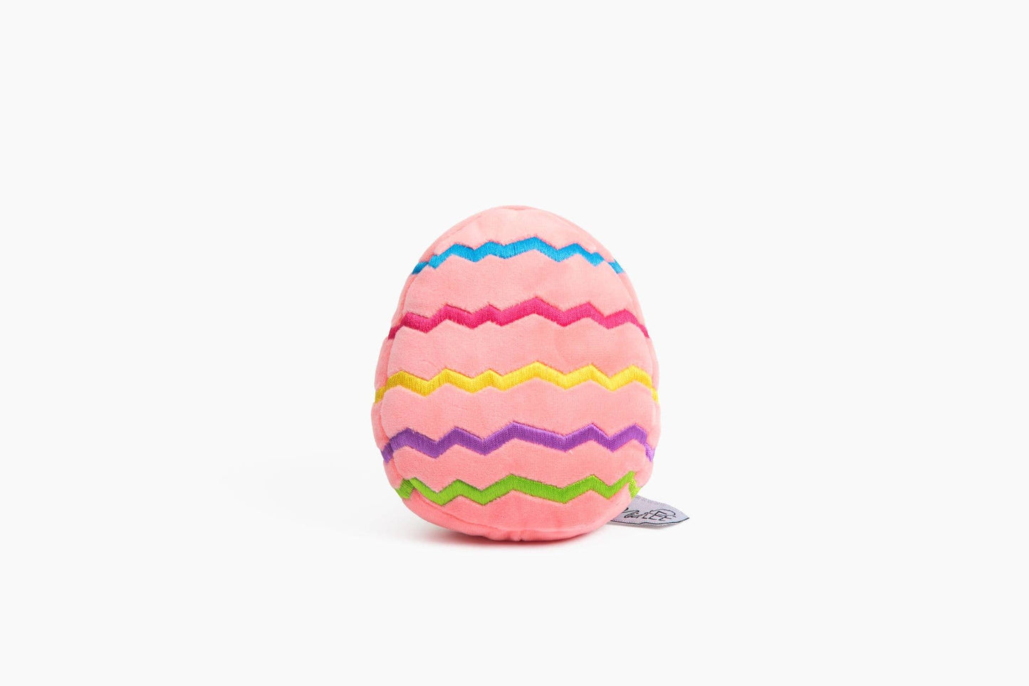 Midlee Easter Egg Plush Dog Toy - Pink
