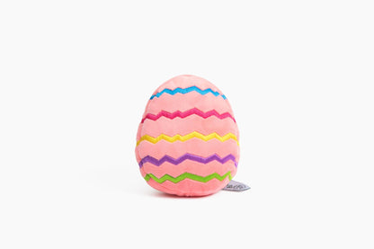 Midlee Easter Egg Plush Dog Toy - Pink