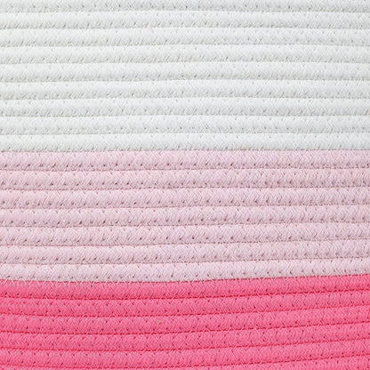 Midlee Pink 3 Tone Toys Basket