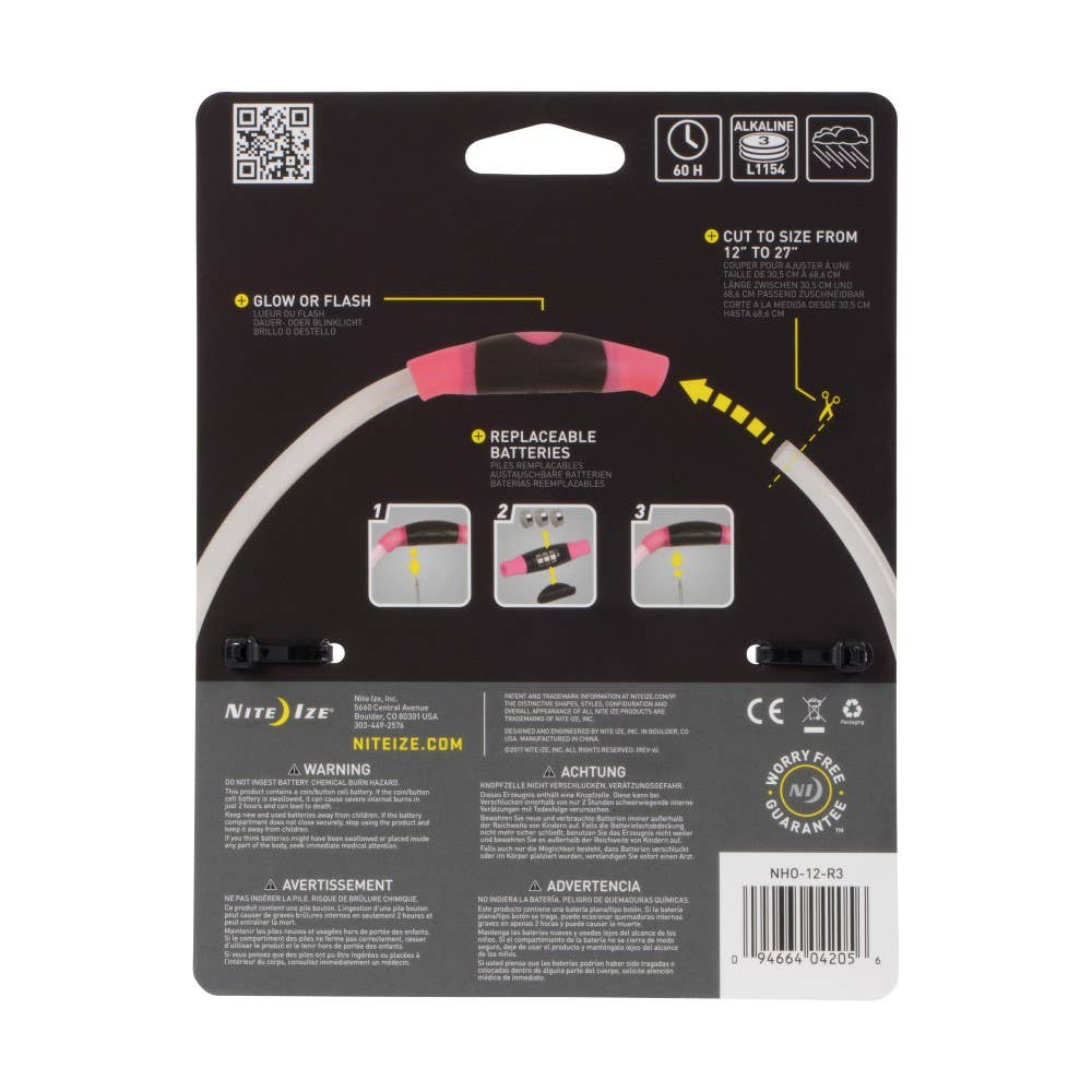 Nite Ize NiteHowl LED Safety Necklace Pink