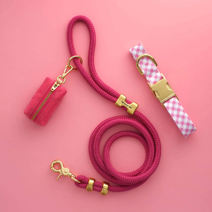 Foggy Dog Hot Pink Rope Leash