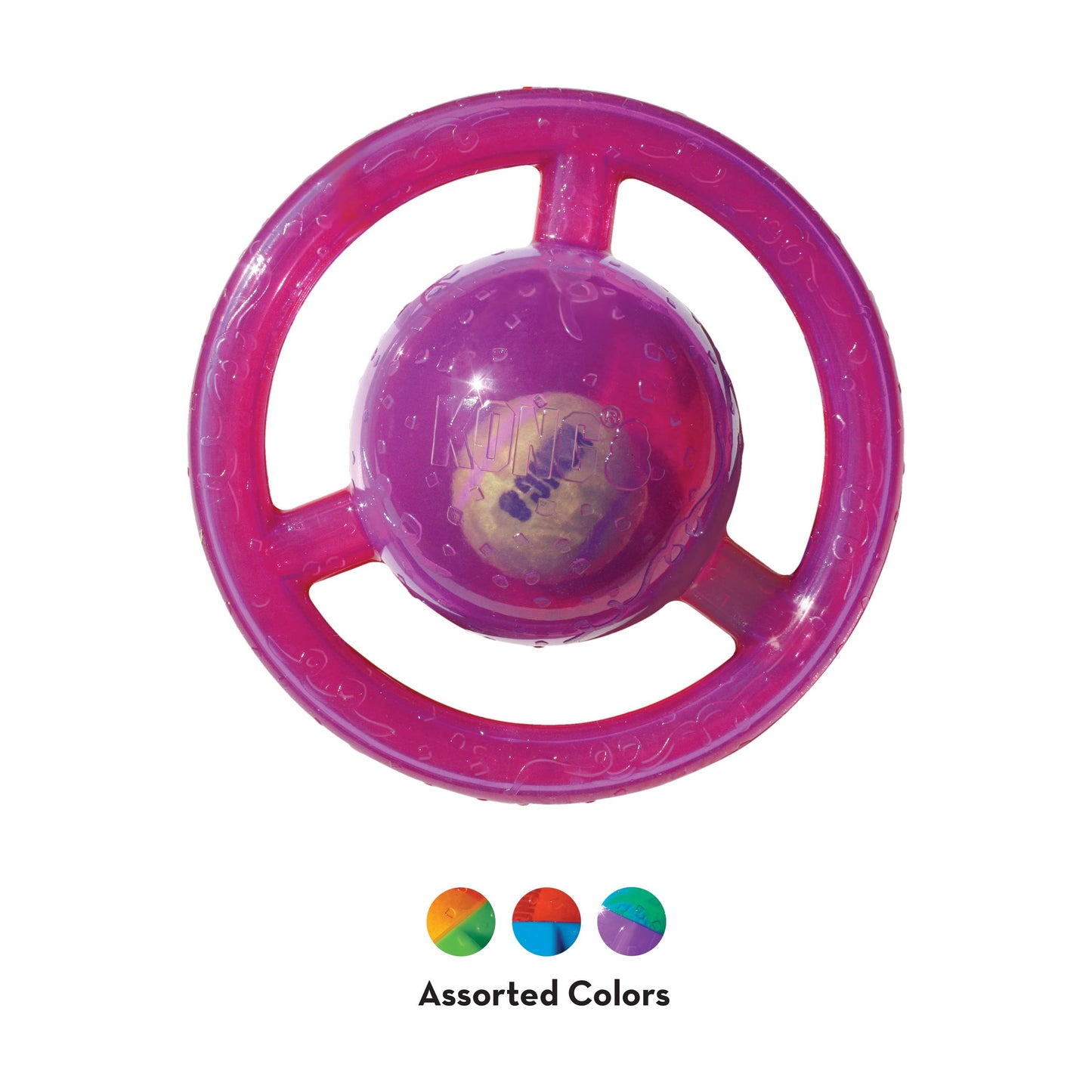 KONG® Jumbler™ Disc Dog Enrichment Toy Assorted Medium/Large