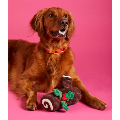 Foggy Dog Yule Log Interactive Snuffle Toy