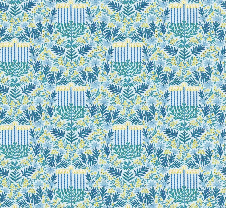 Flora Menorah Dog Bandana