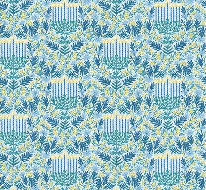 Flora Menorah Dog Bandana