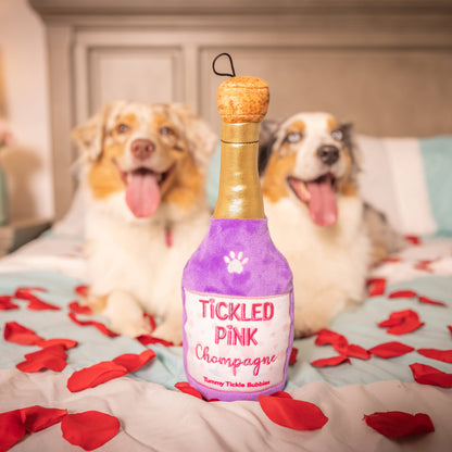 Tickled Pink Chompagne Dog Toy