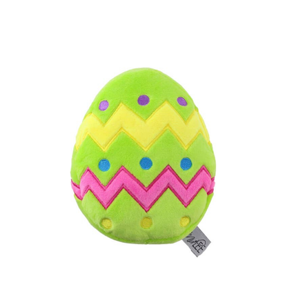 Midlee Plush Easter Egg Dog Toy with Squeaker