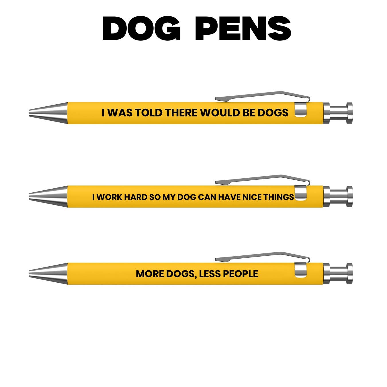 Dog-Themed Funny Pens