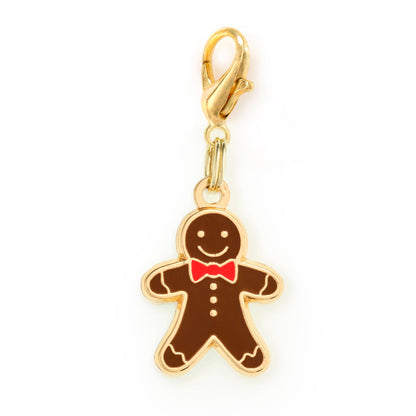 Foggy Dog Gingerbread Man Collar Charm